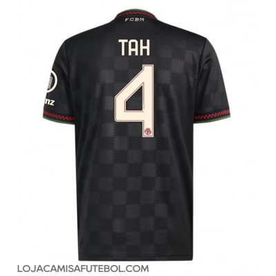 Camisa de Futebol Bayern Munich Jonathan Tah #4 Equipamento Alternativo 2025-26 Manga Curta Camisa de Futebol Bayern Munich Jonathan Tah #4 Equipamento Alternativo 2025-26 Manga Curta